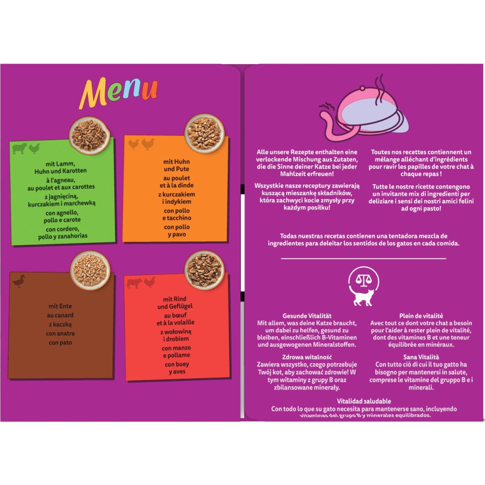 WHISKAS® Tasty Mix Sachets Fraîcheur Recettes De Campagne En Sauce Pour Chat Adulte 4 Variétés 24 x 85g - 3