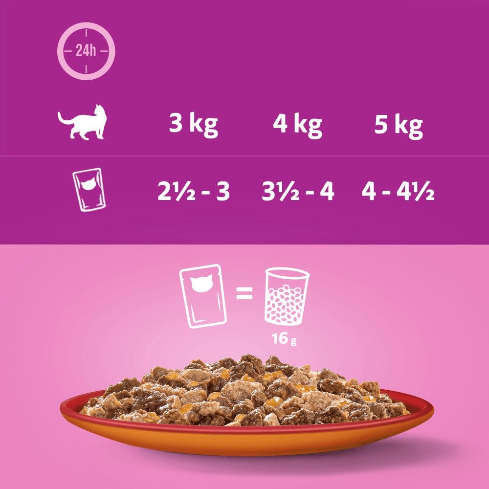 WHISKAS® Duo Sachets Fraîcheur Les Classiques En Gelée Pour Chat Adulte 4 Variétés 12 x 85g - 2