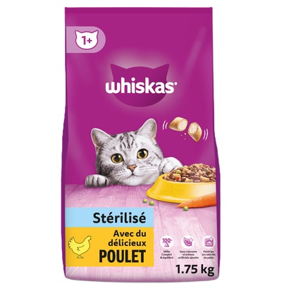 Croquettes Au Poulet Pour Chat Adulte Stérilisé