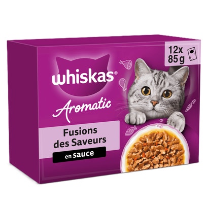 Sachet Fraîcheur Les Aromatic Selection Fusion des Saveurs Pour Chat Adulte 4 variétés