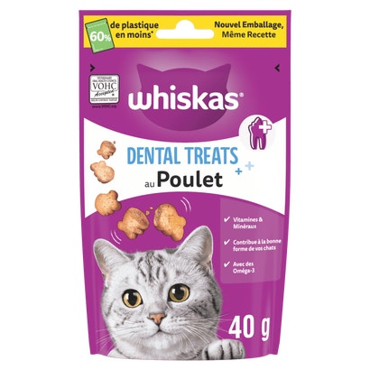 Dental Treats Au Poulet Friandises Pour Chat Adulte